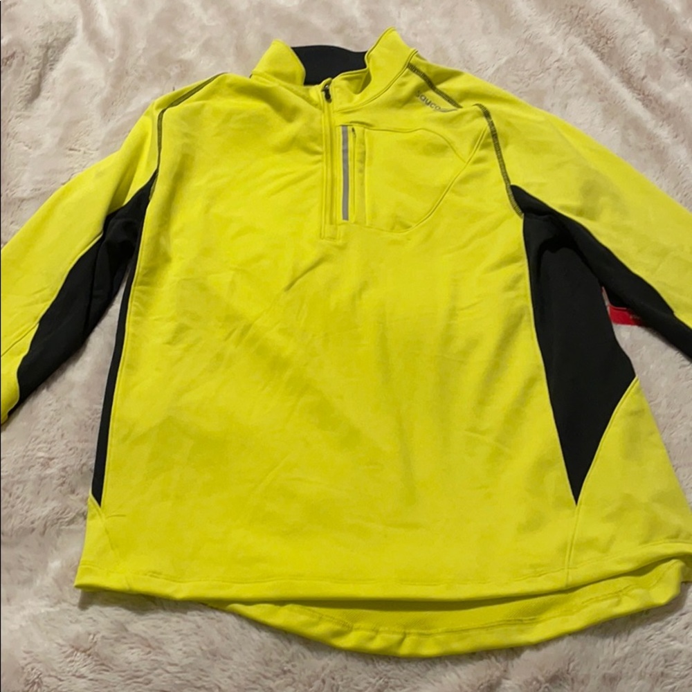 Saucony Drylete Sportop - Men’s Medium Neon Yellow